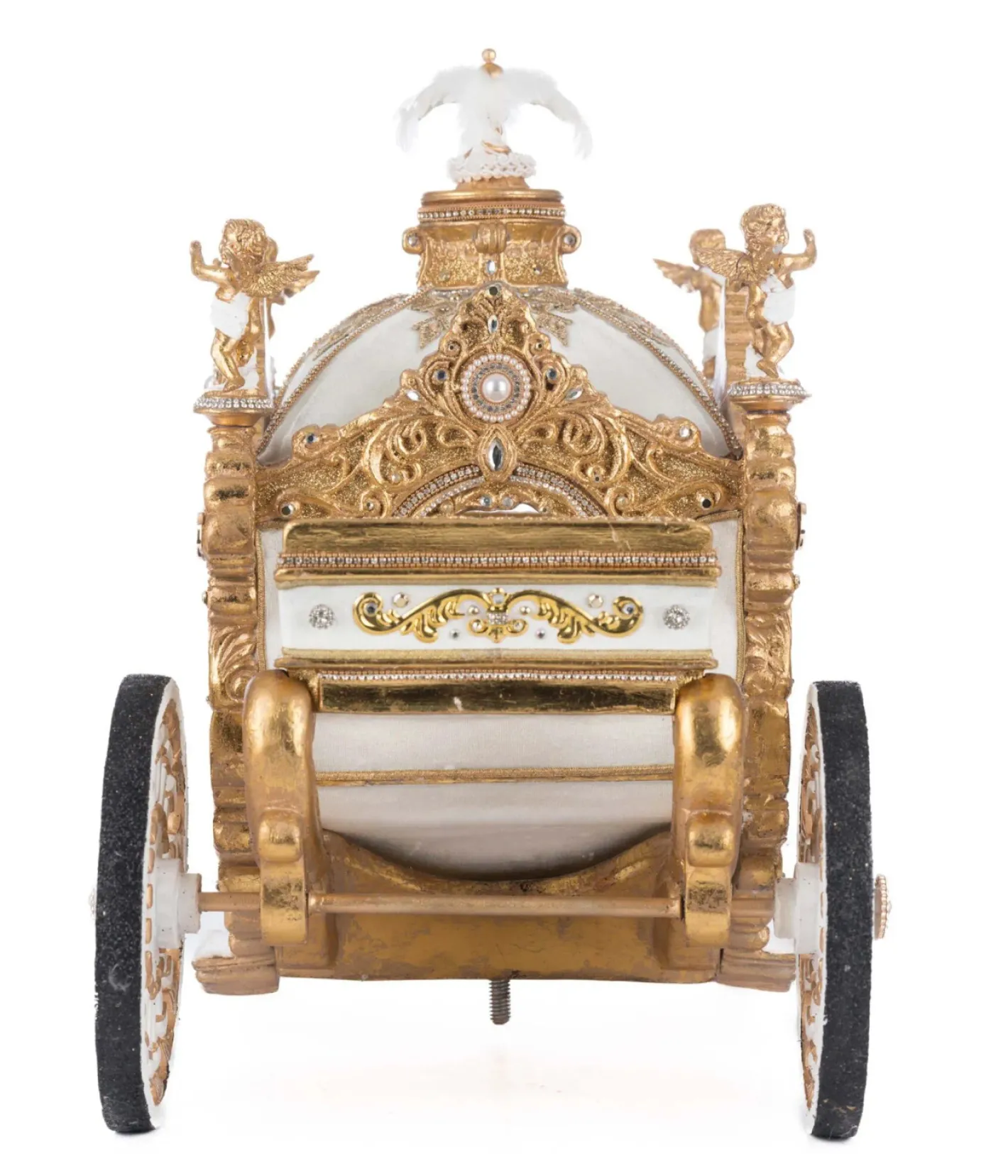 Katherines Collection Katherine's Collection 20" Bells of Brilliance Carriage Christmas Decoration 28-528772 Discount