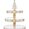 Katherines Collection Katherine's Collection 23.5" Bells of Brilliance Tiered Serving Tray Christmas Decoration 28-528775 Hot
