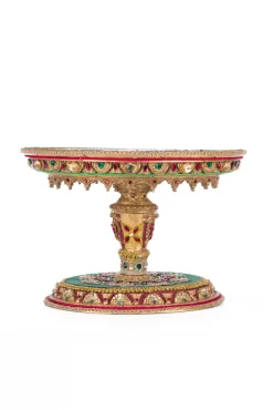 Katherines Collection Katherine's Collection 11" Christmas Castle Cake Plate 28-428247 Outlet