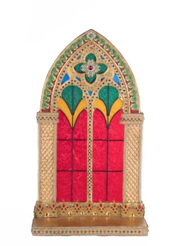 Katherines Collection Katherine's Collection 22" Christmas Castle Pillar Candle Holder 28-428250 Discount