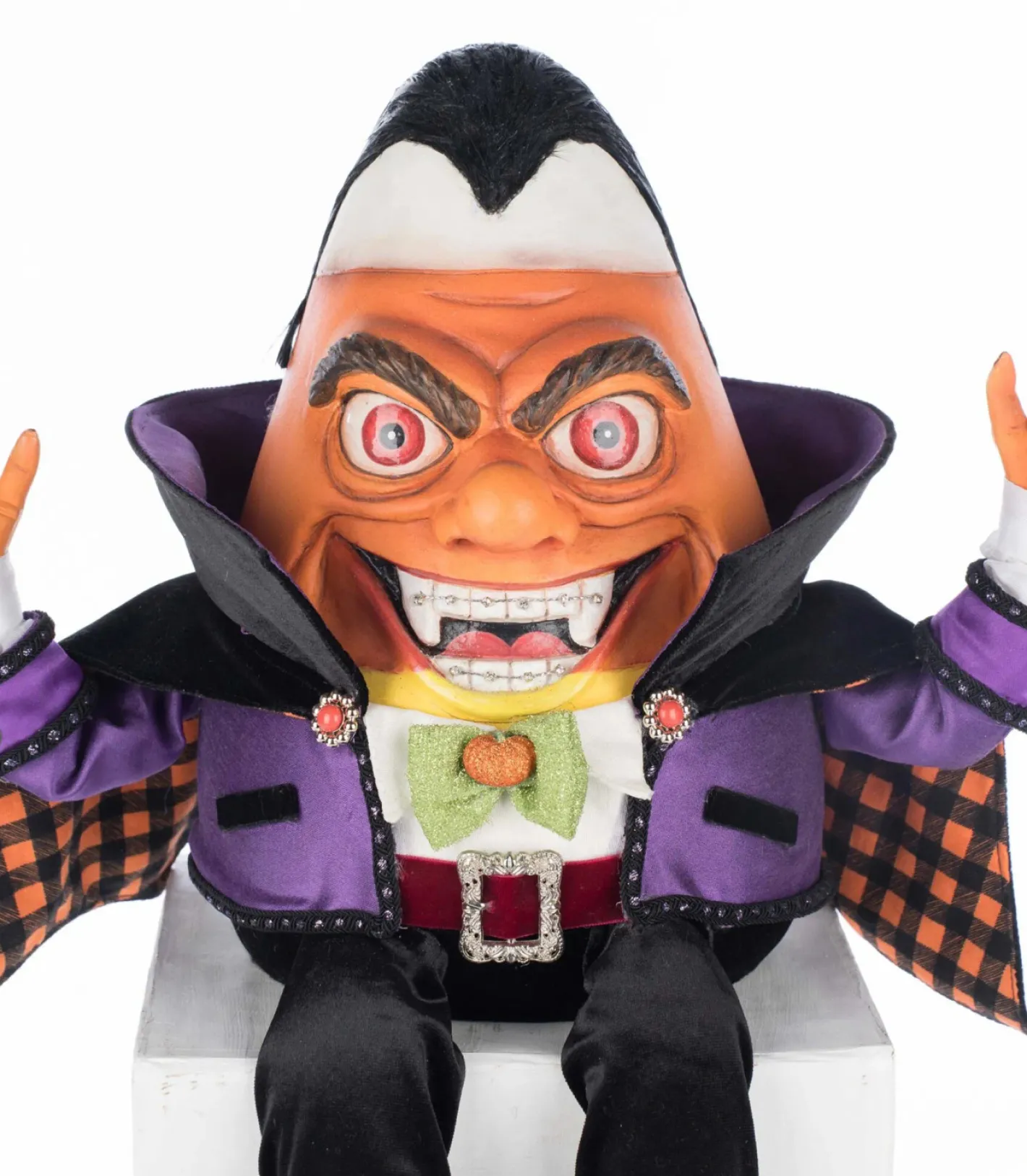 Katherines Collection Katherine's Collection 19.5" Count Candy Corn Ledge Sitter Halloween Decoration 28-528642 Hot