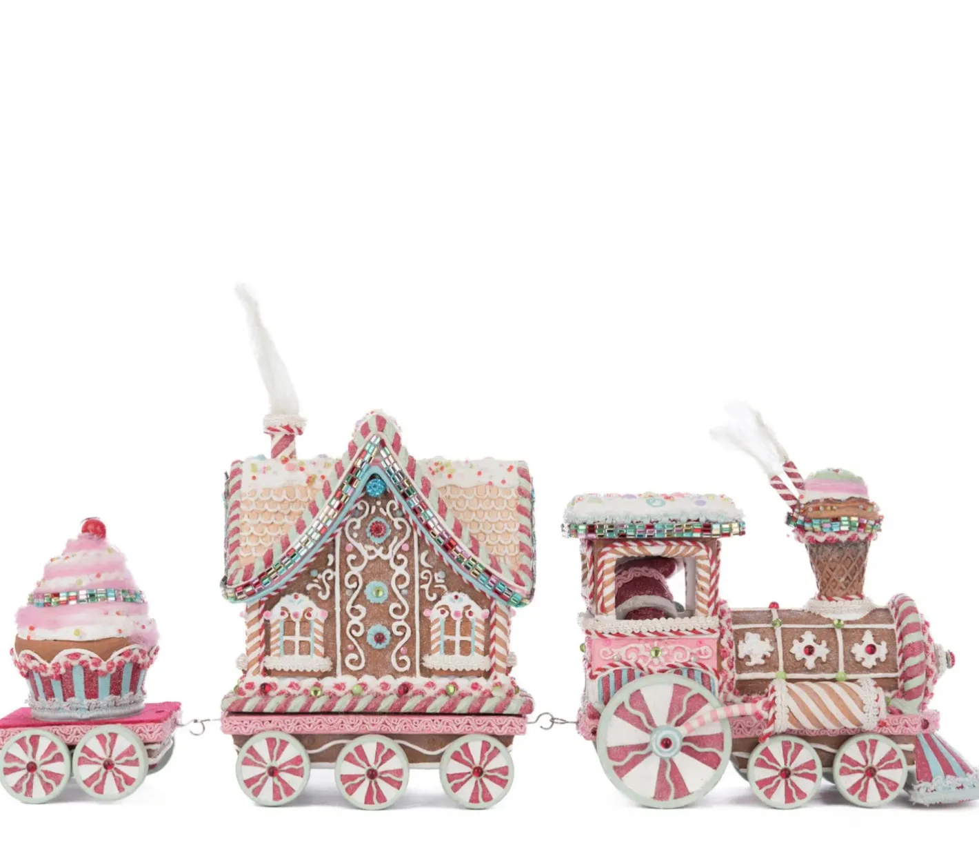 Katherines Collection Katherine's Collection 21.5" Delightfully Sweet Express Train Christmas Decoration 28-528725 Best