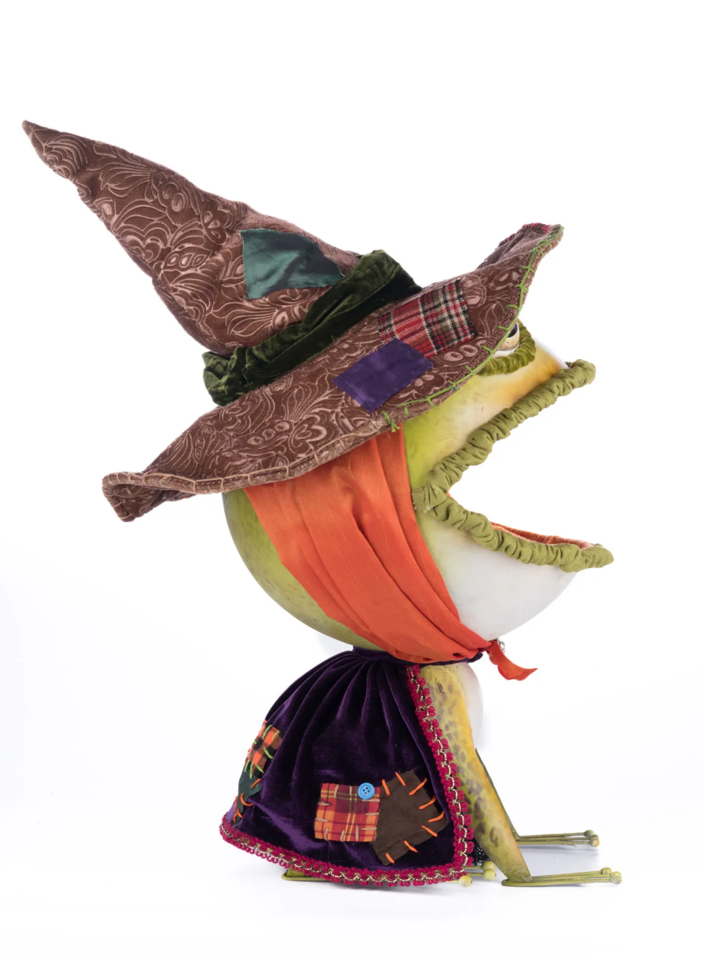 Katherines Collection Katherine's Collection 22" Franklin The Frog Candy Container Halloween Decoration 28-428182 Clearance