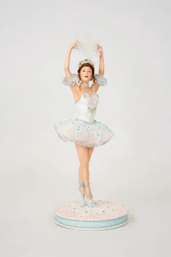 Katherines Collection Katherine's Collection 24" Frost and Tenderness Frost Blue Christmas Ballerina Figure 28-228667 Outlet