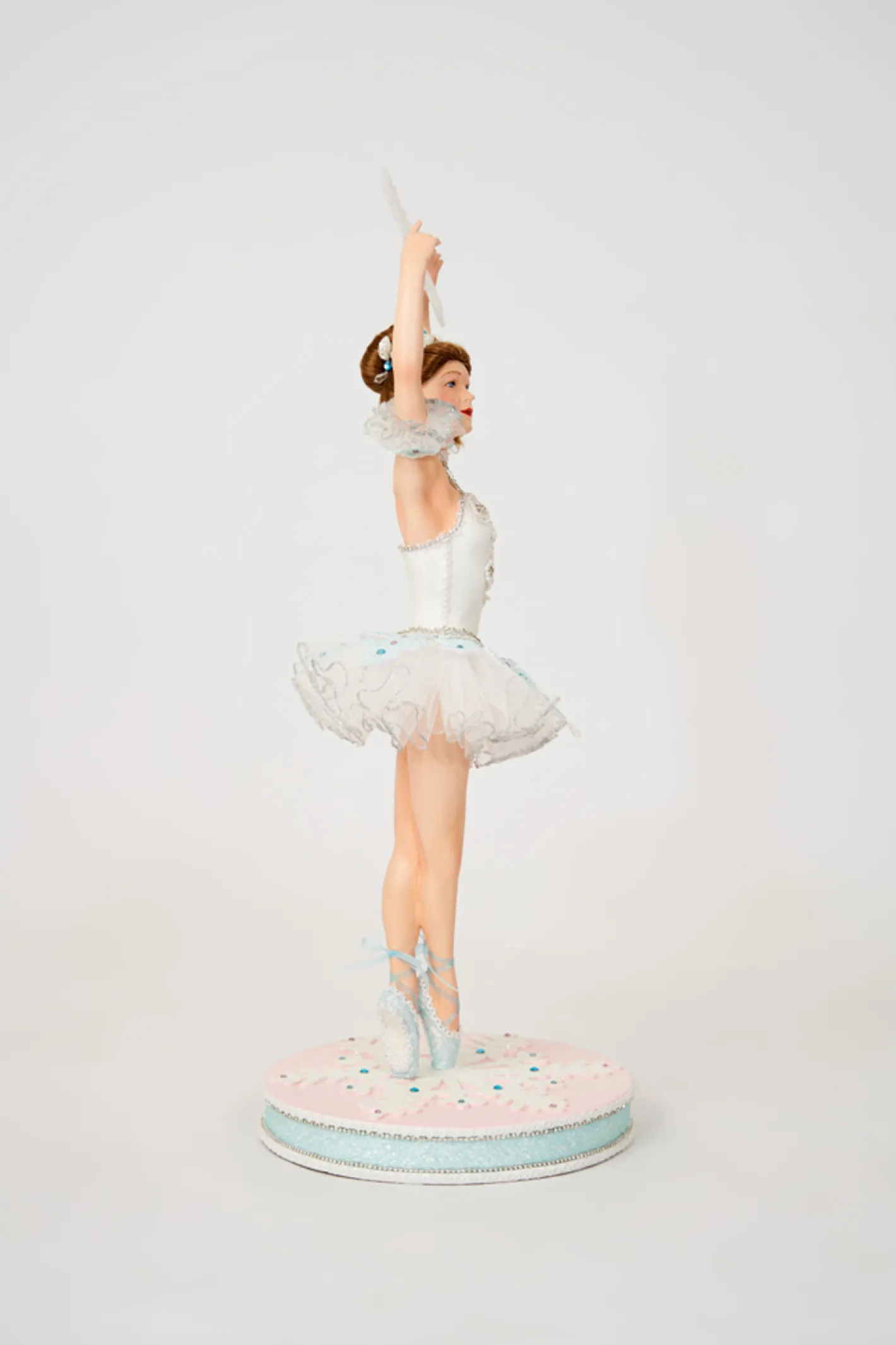Katherines Collection Katherine's Collection 24" Frost and Tenderness Frost Blue Christmas Ballerina Figure 28-228667 Outlet