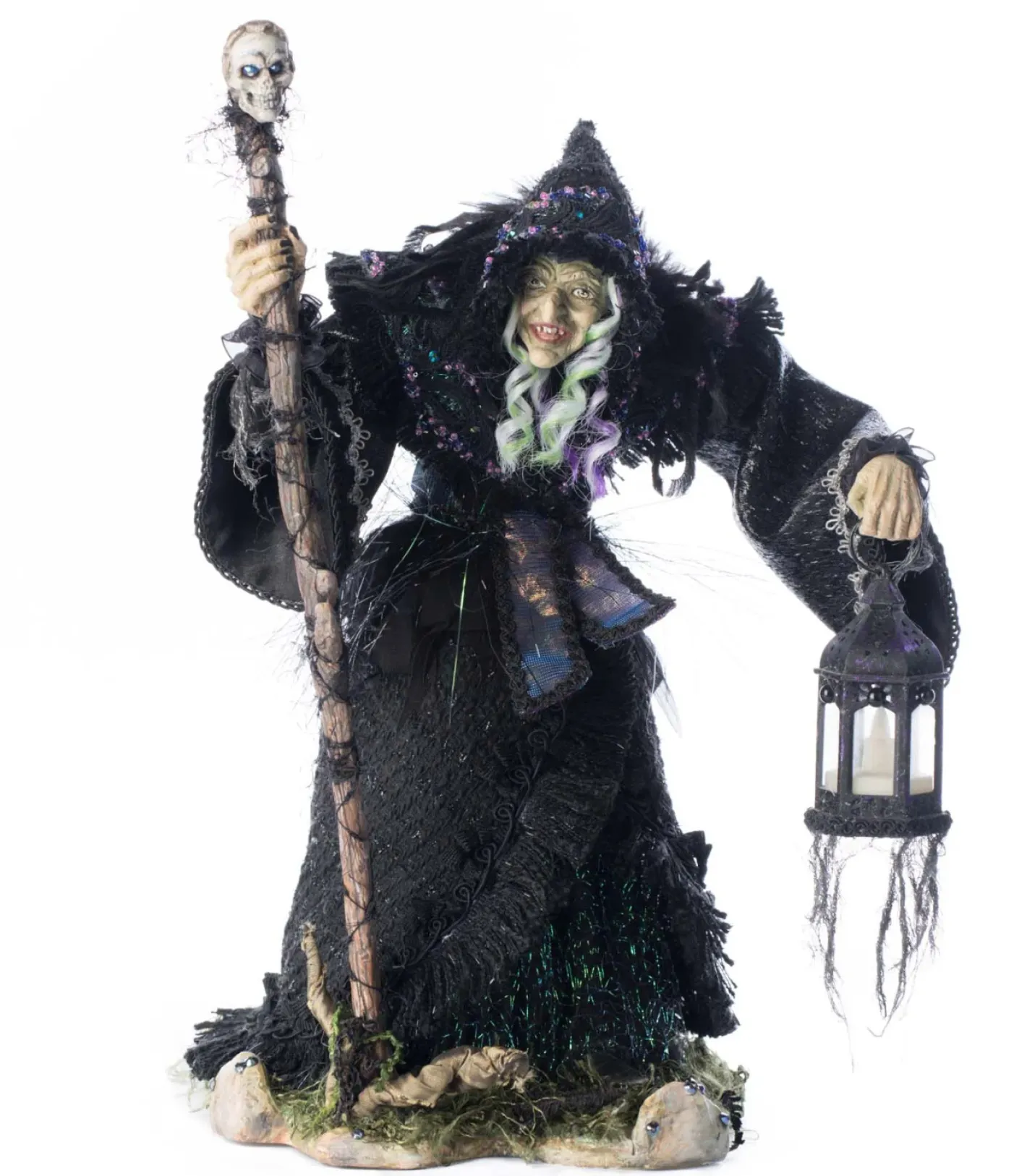 Katherines Collection Katherine's Collection 15.5" Grizelda Grimm Witch Tabletop Halloween Decoration 28-528628 Outlet