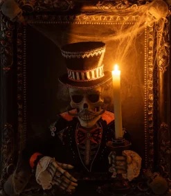 Katherines Collection Katherine's Collection 24.75" Great Grandpa Macabre Wall Piece with Candle Halloween Decoration 28-528665 Online