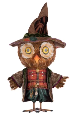 Katherines Collection Katherine's Collection 33.5" Ozzy The Owl Candy Container Halloween Decoration 28-428158 Best