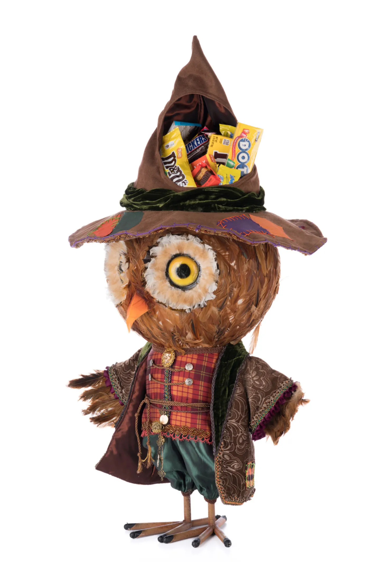 Katherines Collection Katherine's Collection 33.5" Ozzy The Owl Candy Container Halloween Decoration 28-428158 Best