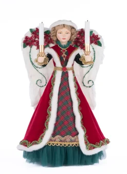 Katherines Collection Katherine's Collection 20" Penelope Poinsettia Angel Lighted Christmas Tree Topper 28-428329 Online