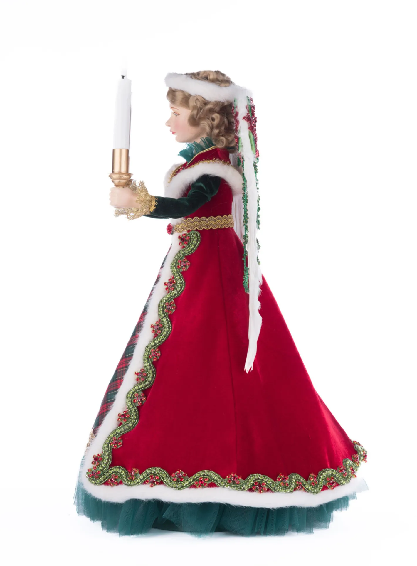 Katherines Collection Katherine's Collection 20" Penelope Poinsettia Angel Lighted Christmas Tree Topper 28-428329 Online