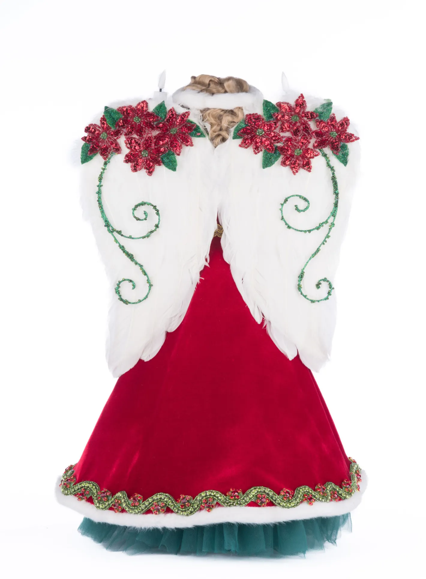 Katherines Collection Katherine's Collection 20" Penelope Poinsettia Angel Lighted Christmas Tree Topper 28-428329 Online