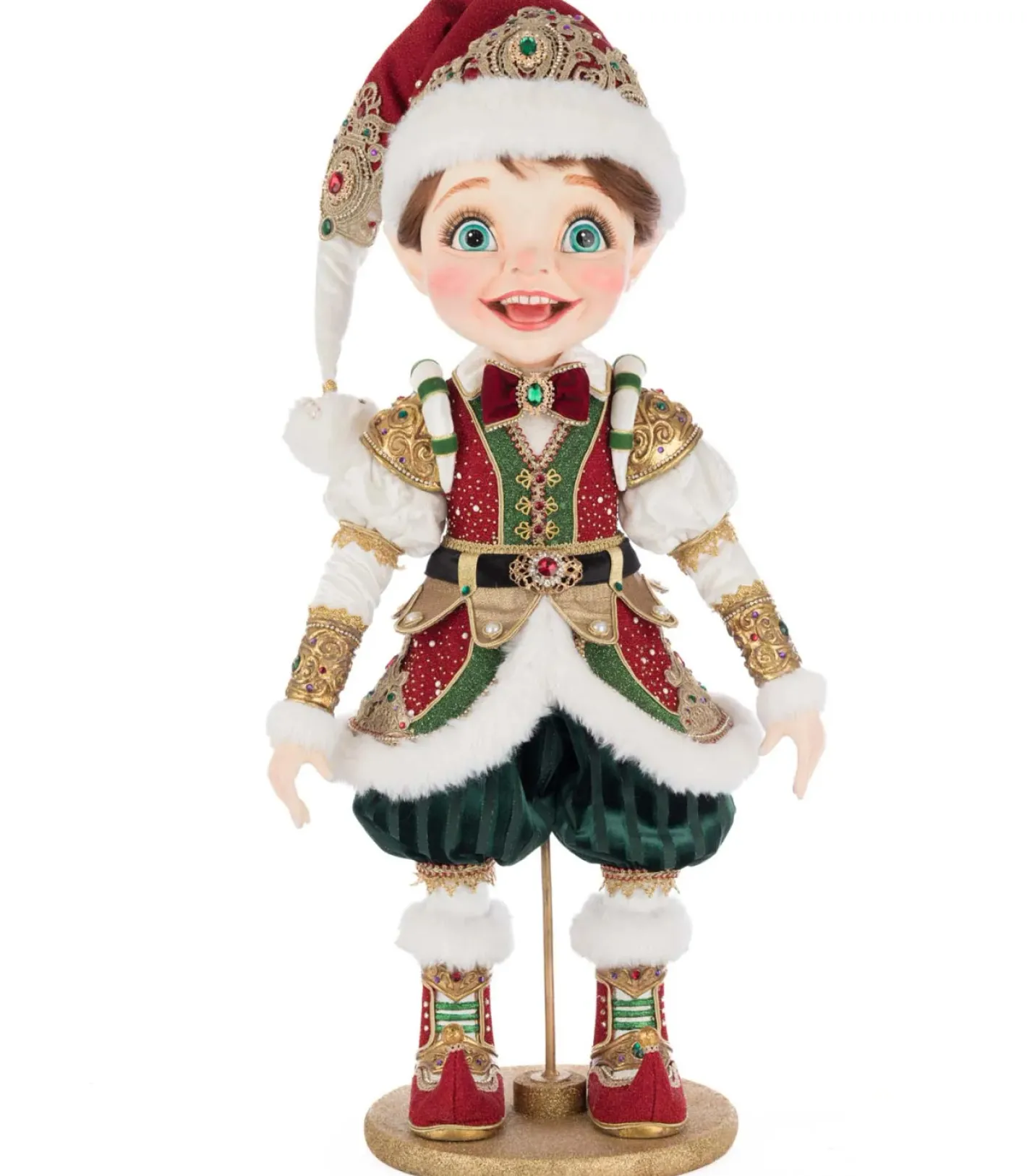 Katherines Collection Katherine's Collection 26.5" Royal Christmas Ball William Wintersnap Doll Christmas Decoration 28-528812 New