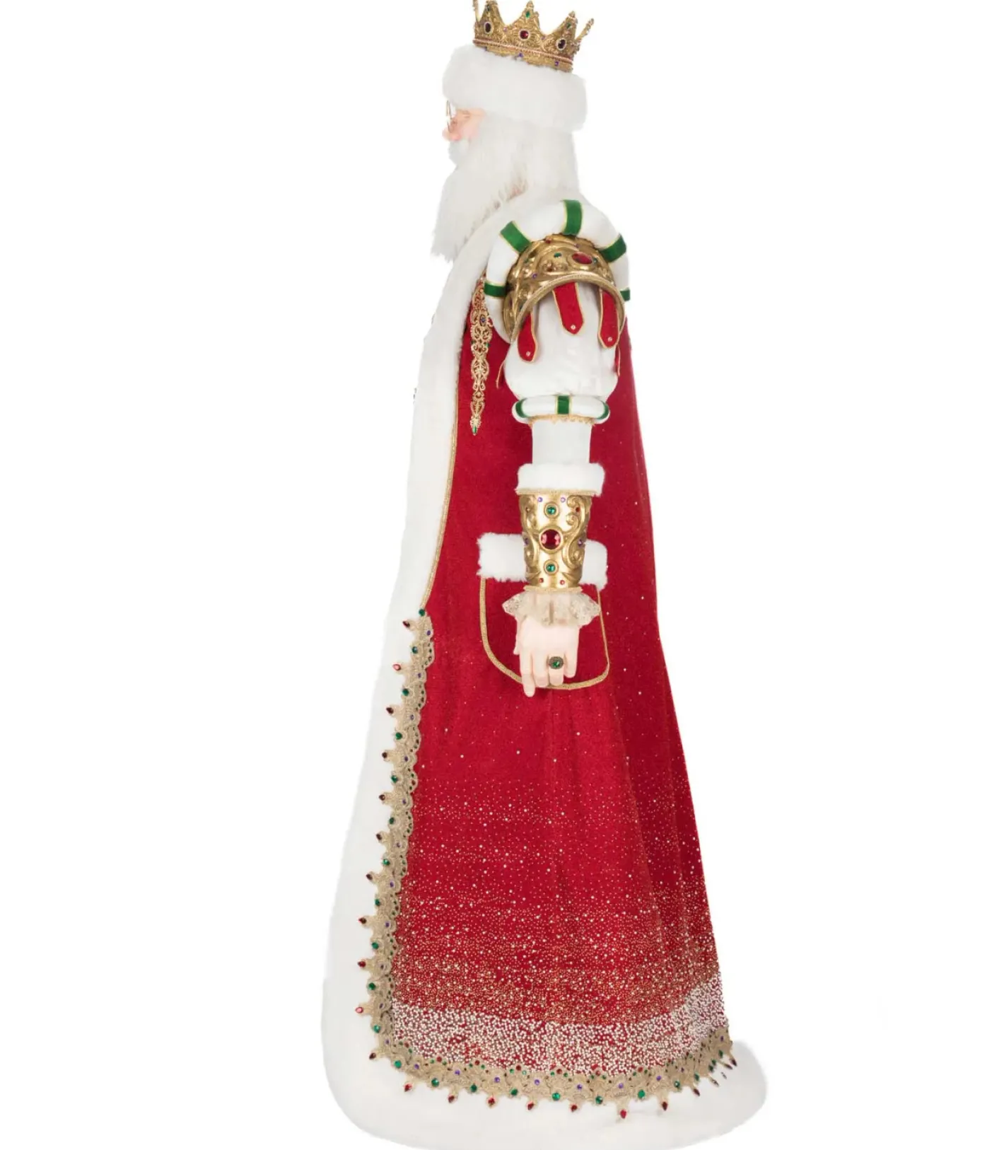 Katherines Collection Katherine's Collection 71" Royal Christmas Ball King Christian Claus Life Size Christmas Decoration 28-528809 Hot