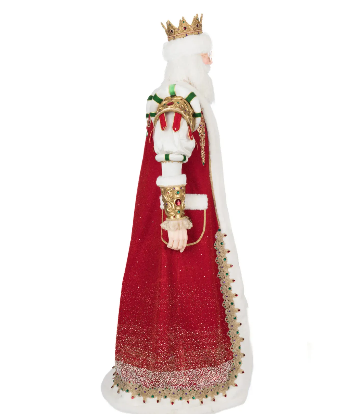 Katherines Collection Katherine's Collection 71" Royal Christmas Ball King Christian Claus Life Size Christmas Decoration 28-528809 Hot