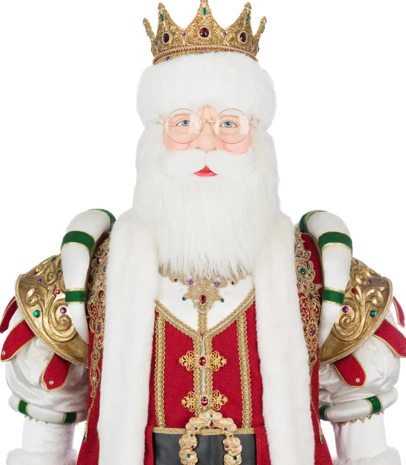 Katherines Collection Katherine's Collection 71" Royal Christmas Ball King Christian Claus Life Size Christmas Decoration 28-528809 Hot