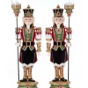Katherines Collection Katherine's Collection 21.25" Set of 2 Royal Christmas Ball Nutcracker Votive Candle Holders 28-528805 Online