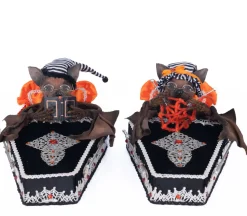 Katherines Collection Katherine's Collection 14.25" Set of 2 Bedtime with the Batsons Halloween Decoration 28-528681 Sale