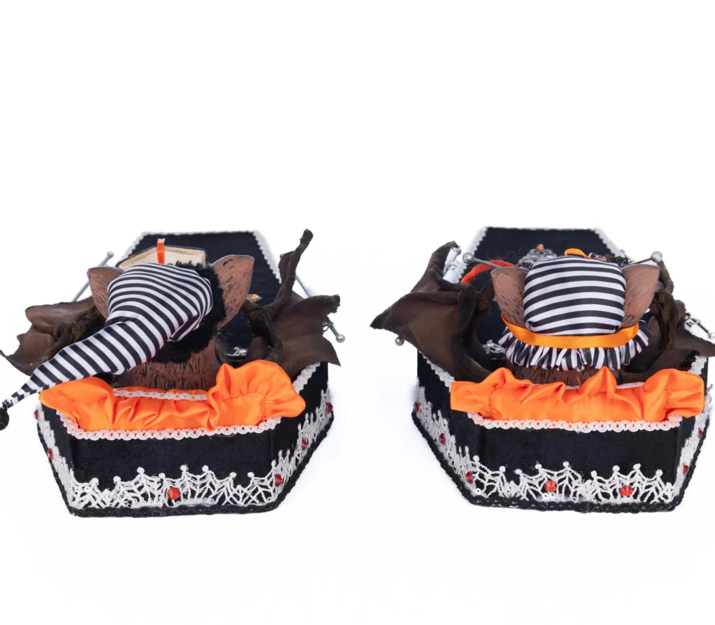 Katherines Collection Katherine's Collection 14.25" Set of 2 Bedtime with the Batsons Halloween Decoration 28-528681 Sale
