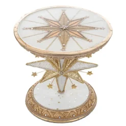 Katherines Collection Katherine's Collection 10.75" Starry Nights Bethlehem Star Cake Stand 28-328020 Online