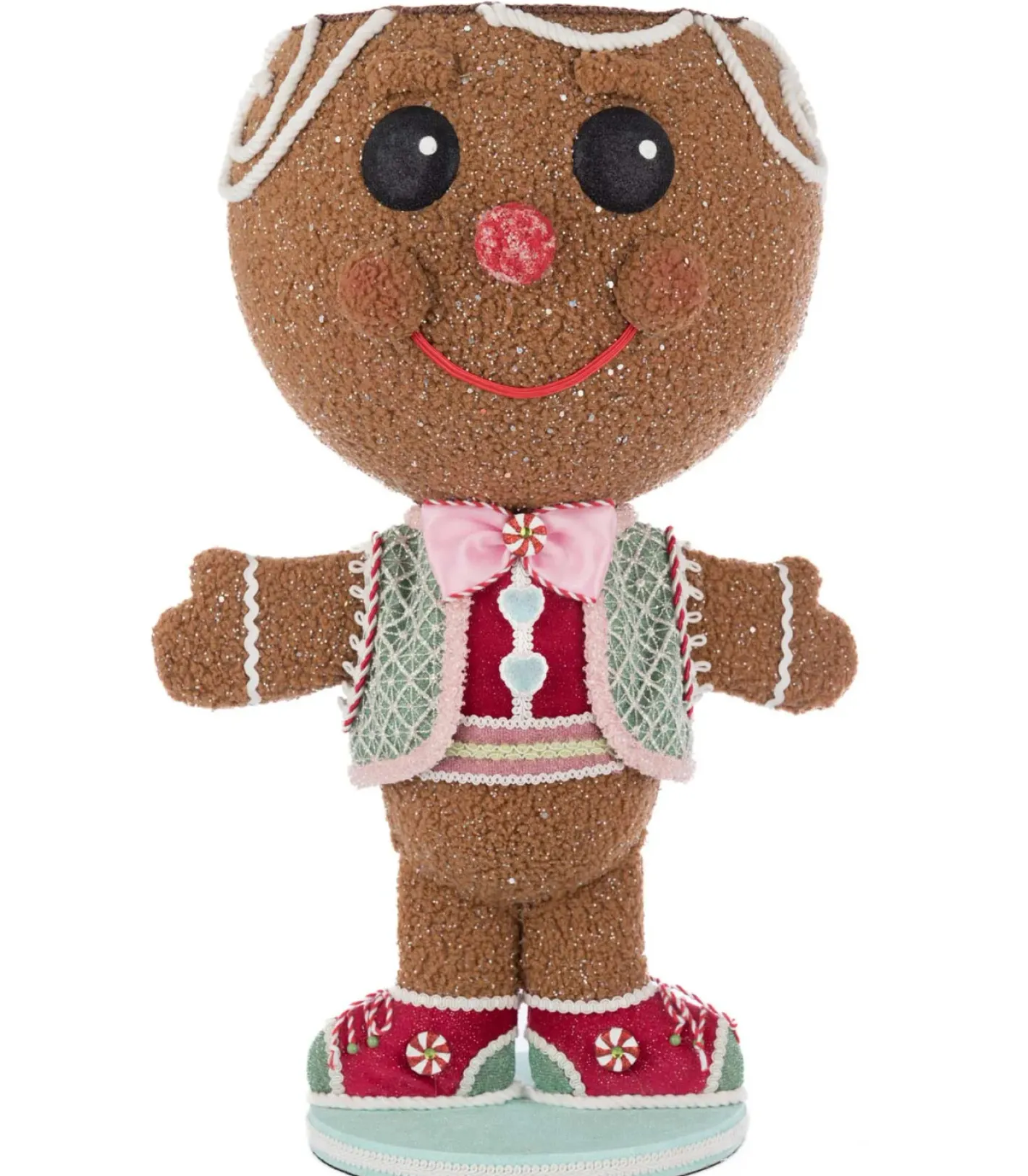 Katherines Collection Katherine's Collection 23.5" Sweet Delights Stick E. Sweet Gingerbread Boy Candy Container 28-528737 Discount