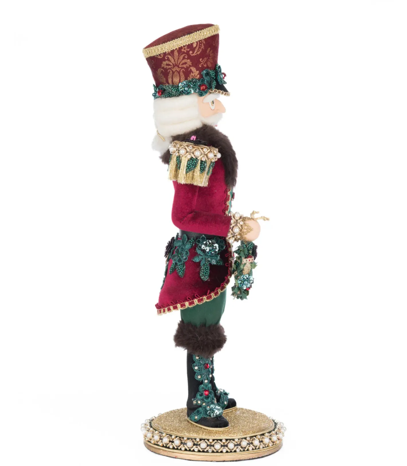 Katherines Collection Katherine's Collection 18.5" Winter Balsam and Berry General James Juniper Nutcracker Figure 28-528792 Outlet