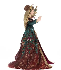 Katherines Collection Katherine's Collection 21" Winter Balsam and Berry Scarlett the Angel Christmas Tree Topper 28-528780 Clearance