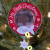 Polar X Kitty Cat's First Christmas Picture Frame Personalized Christmas Ornament PF1716 Outlet