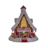 Kurt Adler 11" Battery Operated Light-Up Candyland Gingerbread House CN9231 New