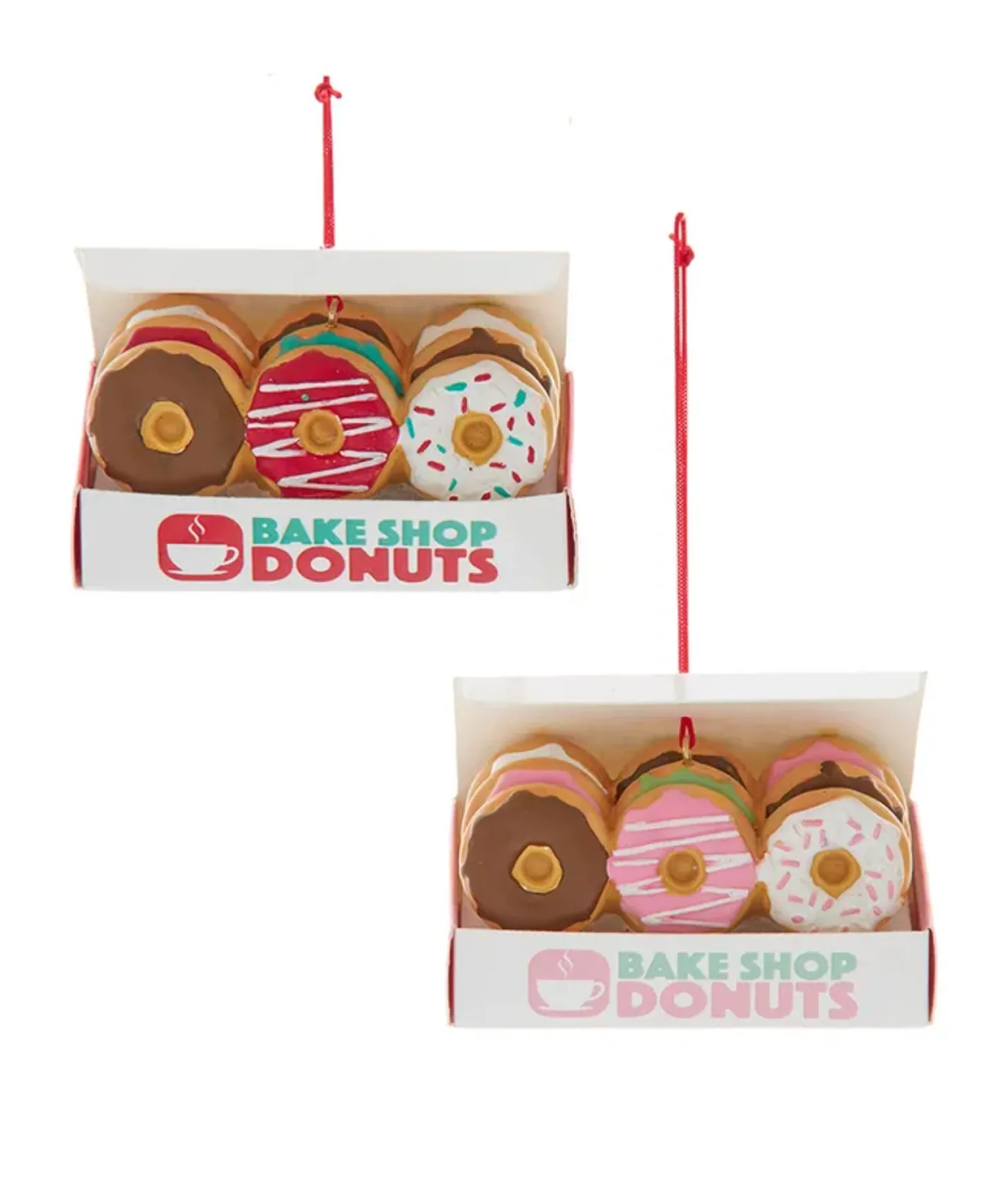 Kurt Adler 3.75" Box of Donuts Christmas Ornament J9240 Outlet