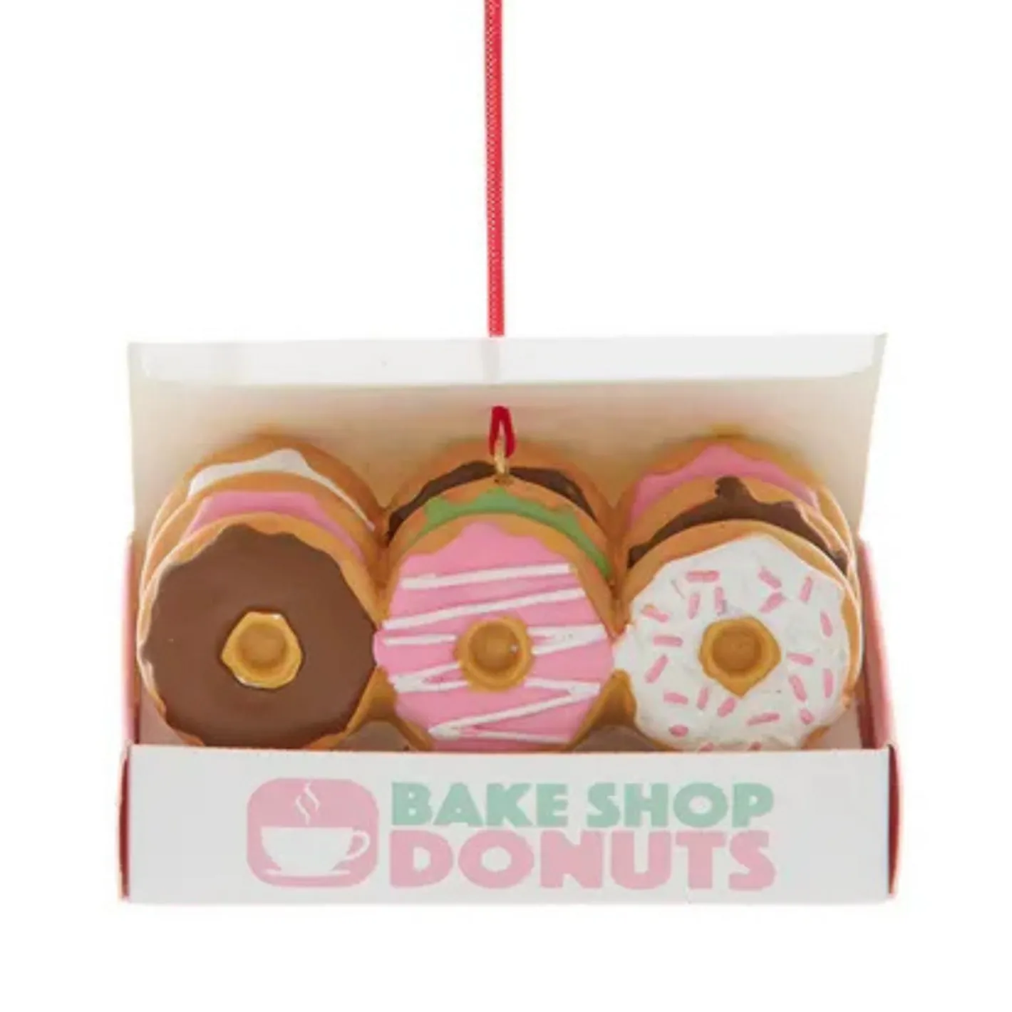 Kurt Adler 3.75" Box of Donuts Christmas Ornament J9240 Outlet