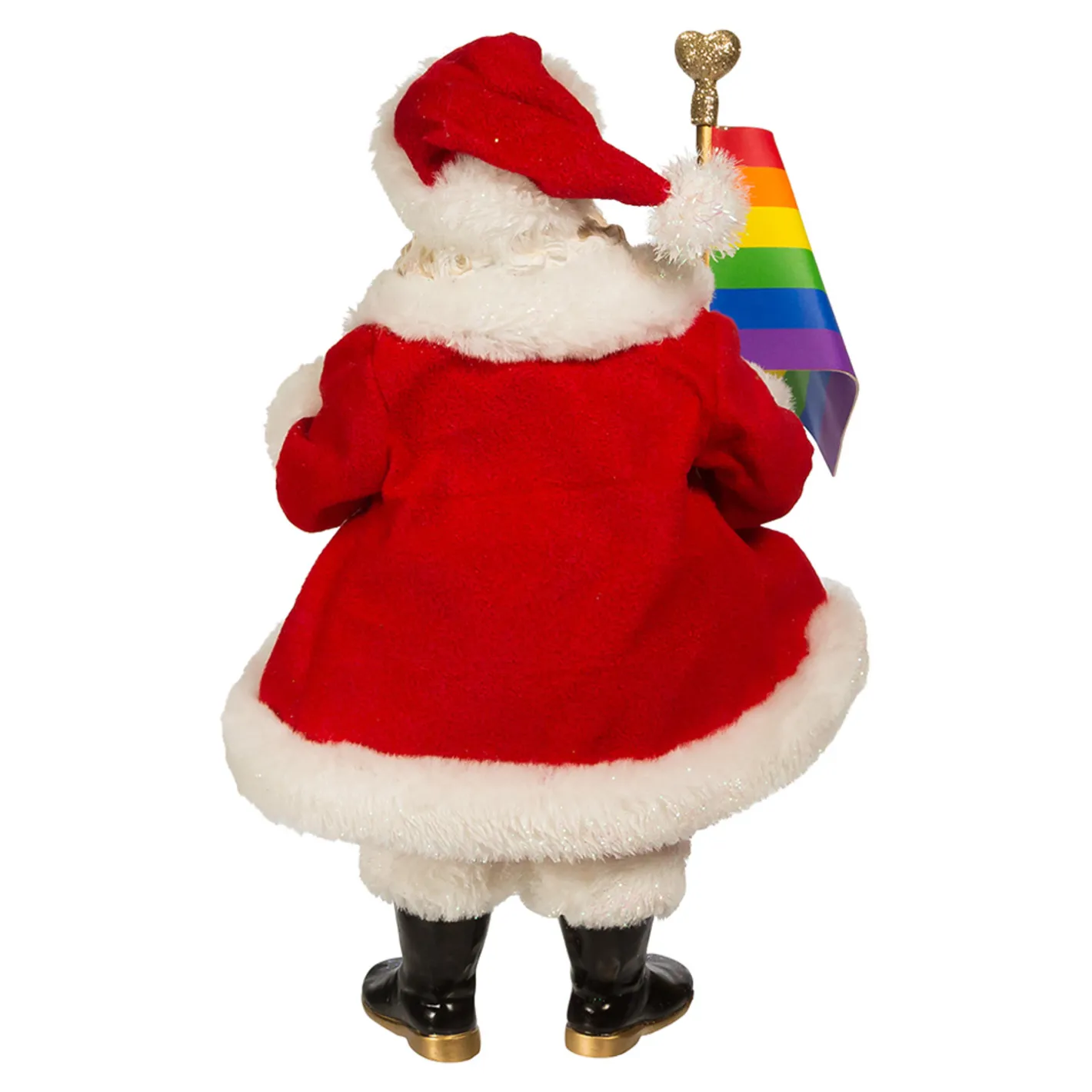 Kurt Adler 10" Fabriché Pride Santa Christmas Figure FA0179 Sale