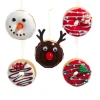 Kurt Adler 2.5" Foam Decorated Donut Christmas Ornament D4640 Clearance