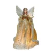 Kurt Adler 16" Gold Celestial Angel Christmas Tree Topper UL2249