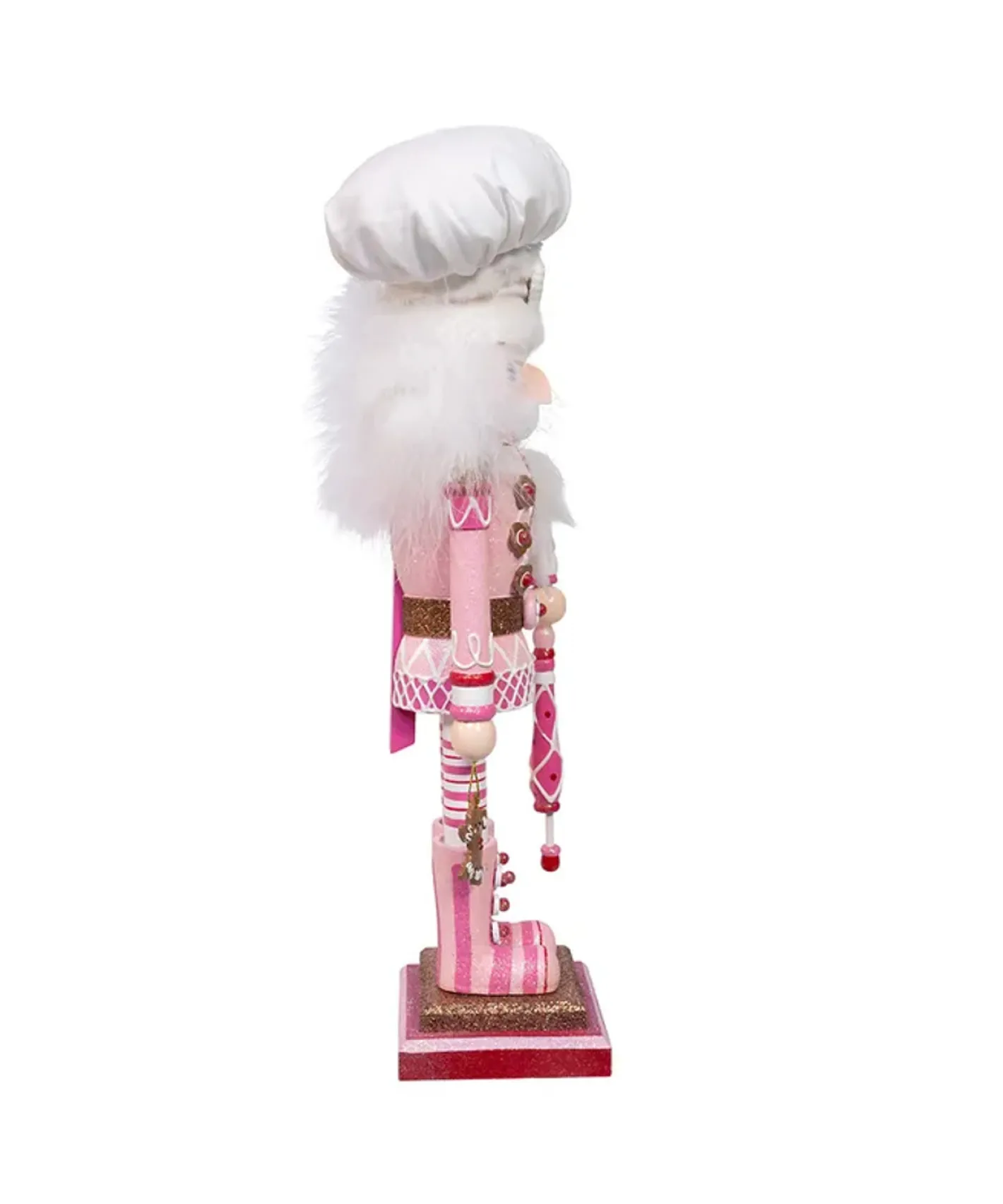 Kurt Adler 16" Hollywood Nutcrackers Pink Gingerbread Baker Nutcracker HA0783 Hot