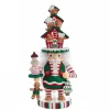 Kurt Adler 15" Hollywood Nutcrackers Lighted Gingerbread House Hat Nutcracker HA0571 Clearance