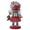 Kurt Adler 10" Hollywood Nutcrackers Gingerbread Baker Girl Nutcracker HA0713