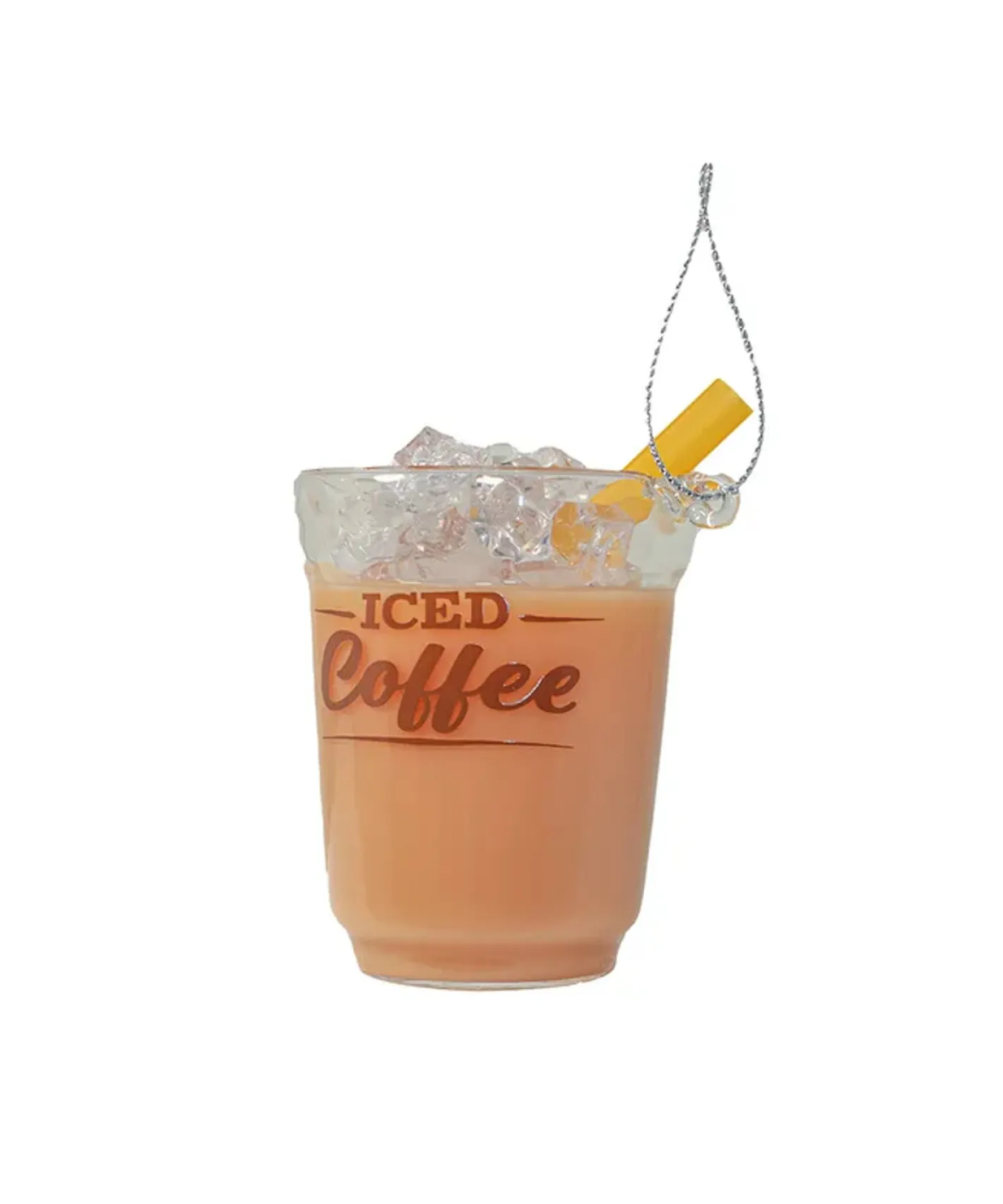 Kurt Adler 2.6" Iced Coffee With Liquid Glass Christmas Ornament D4801 Best