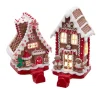 Kurt Adler 6.5" LED Gingerbread House Christmas Stocking Holder D3868 Clearance