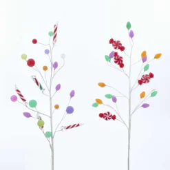 Kurt Adler 24" Multi Color Candy Christmas Pick D3000 New