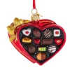 Kurt Adler 3.5" Noble Gems Glass Heart Box Of Chocolate Ornament NB1845 Online