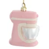 Kurt Adler 4" Pink Electric Stand Kitchen Mixer Glass Christmas Ornament H7108 Clearance