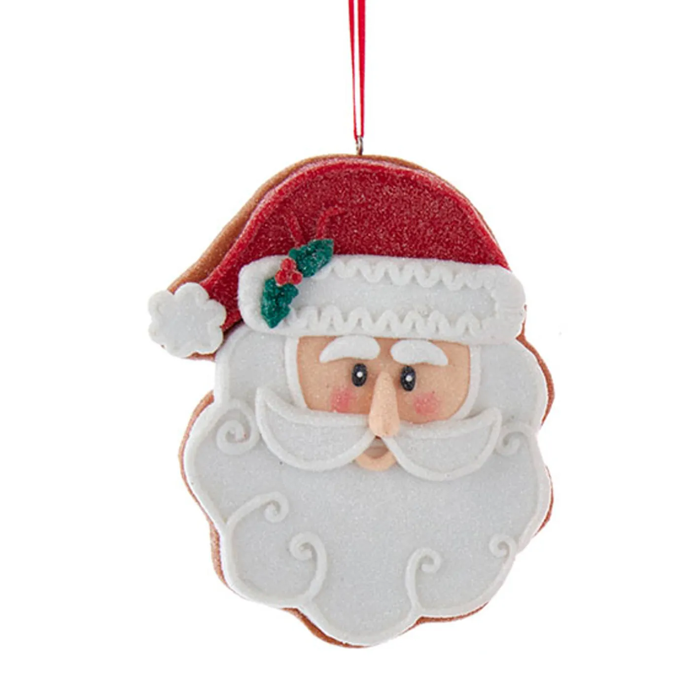 Kurt Adler 4.85" Set of 4 Claydough Cookie Christmas Ornament D4156 Clearance