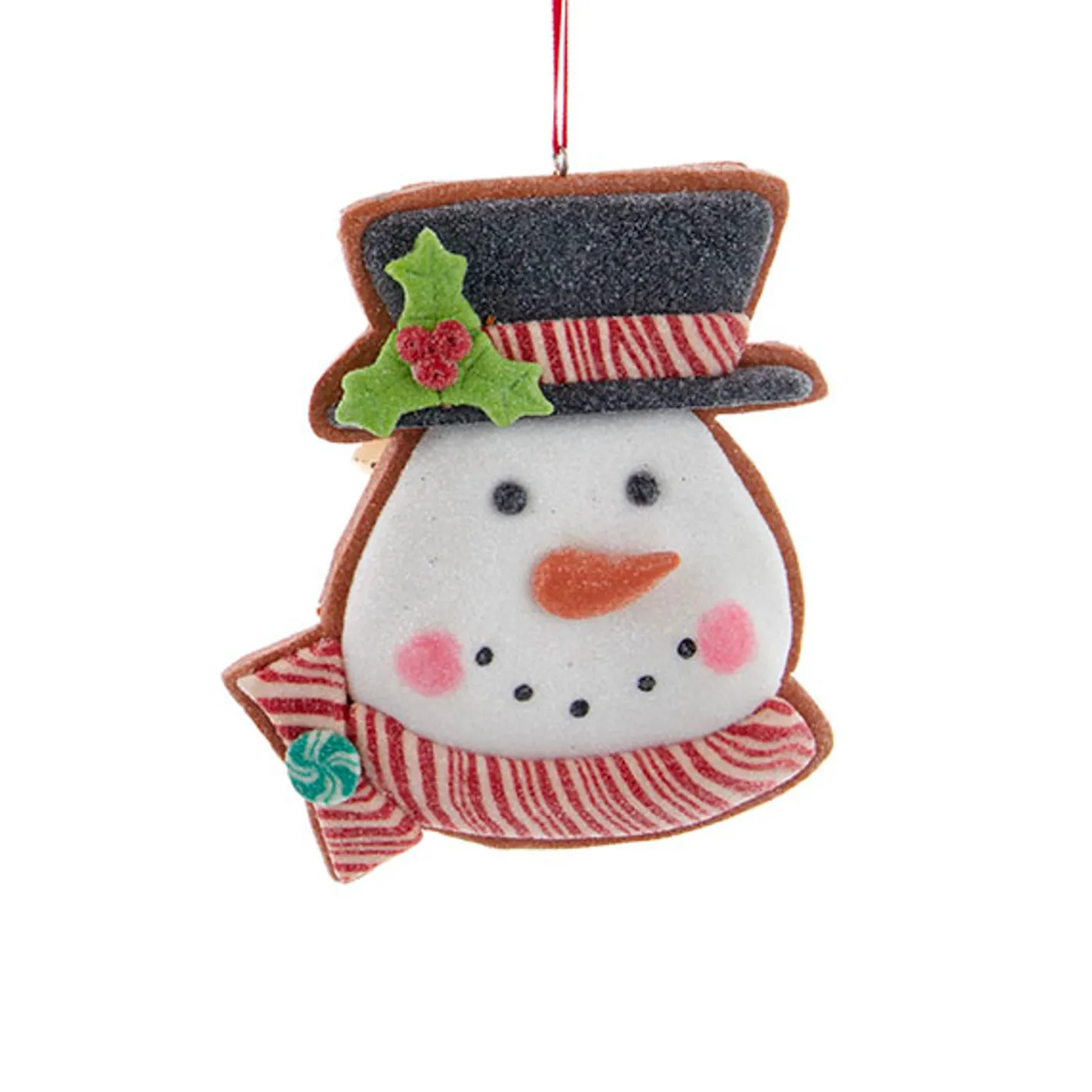 Kurt Adler 4.85" Set of 4 Claydough Cookie Christmas Ornament D4156 Clearance