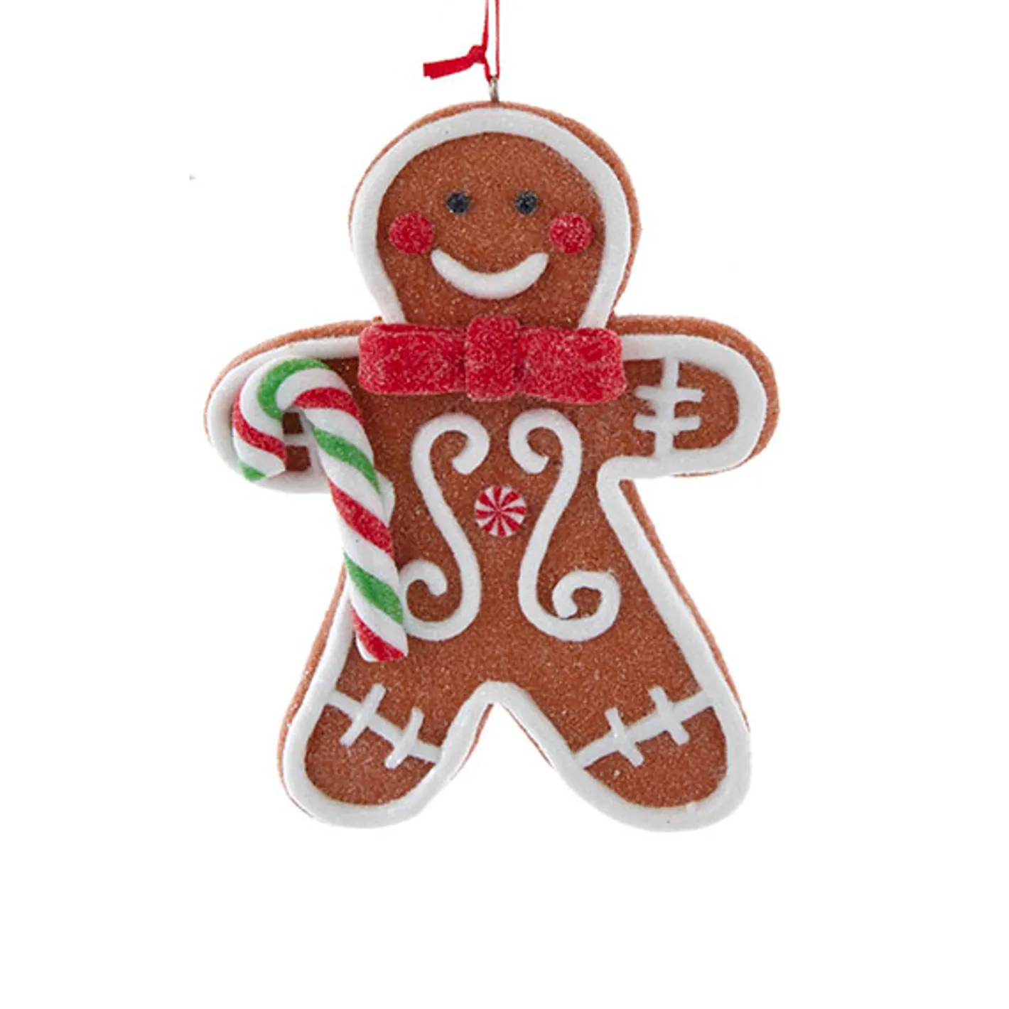 Kurt Adler 4.85" Set of 4 Claydough Cookie Christmas Ornament D4156 Clearance