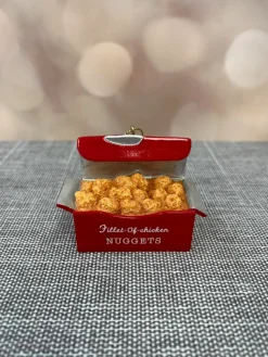 Kurt Adler Fast Food Chicken Sandwich, Nuggets and Fries Christmas Ornament A2442 New