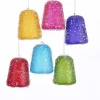 Kurt Adler Set of 6 3.5" Multi Color Gum Drop Candy Christmas Ornament J8188 New