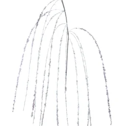 Kurt Adler White Sequined Hanging Christmas Tree Spray C0291