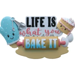 Polar X Life Is What You Bake It Personalized Christmas Ornament OR2285 New