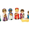 General Foam 9pc Christmas Blow Mold Child Nativity Set C4660 New